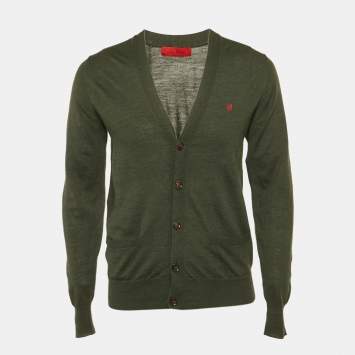 مملوكة مسبقًا بلوفر سي أتسش كارولينا هيريرا صوف رمادي تريكو مقاس صغير - سمول