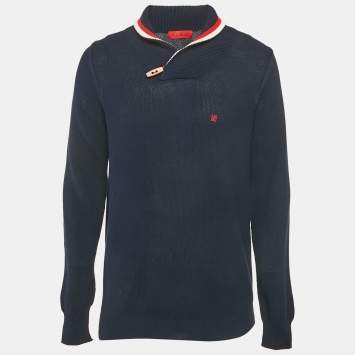 مملوكة مسبقًا بلوفر سي أتش كارولينا هيريرا قطن تريكو كحلي مقاس متوسط - ميديوم