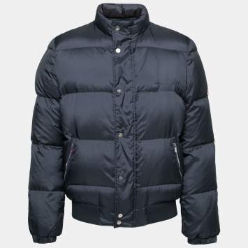 Pre Owned CH Carolina Herrera Midnight Blue Synthetic Down Puffer Jacket L