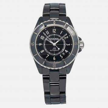 Chanel J12 H5697 Automatic Black Ceramic Men's Wristwatch 38mm