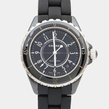 Pre Owned Chanel J12 Automatic Ceramic Stainless Steel women's Wristwatch 39 mm
