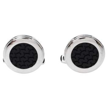 Pre Owned Chopard Silver Tone Classic Mille Miglia Racing Cufflinks