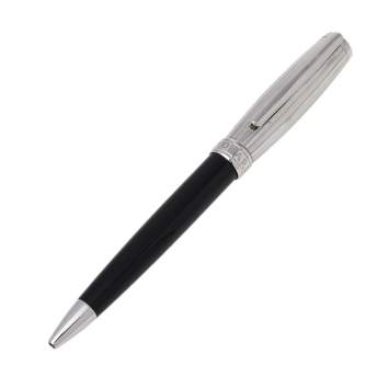 Pre Owned Chopard Allegro Black Resin Palladium Plated Ballpoint Pen