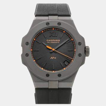 Pre Owned Chopard Alpine Eagle SL Cadence 8HF 298600-3028 Black Titanium Automatic Men's Watches 41mm