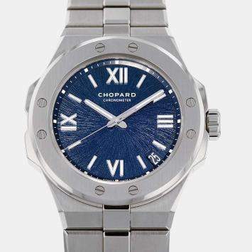 Chopard Blue Stainless Steel Eagle 298600-3001 Men's Wristwatch 41 mm