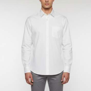 Pre Owned Comme des garcons White Cotton Long Sleeve T-Shirt S 