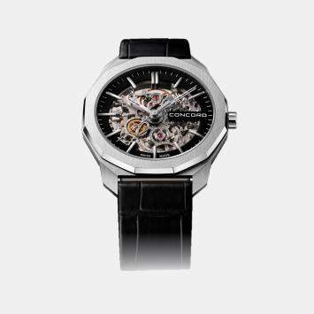 Pre Owned Concord Skeleton Stainless Steel Mariner 0320533 Automatic Men's Wristwatch 40 mm