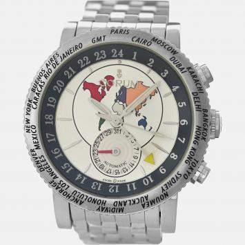 Pre Owned Corum Admiral's Cup 983.201.20 Automatic White Stainless Steel Men's Wristwatch