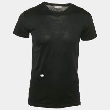 Pre Owned Dior Homme Black Jersey Crewneck T-Shirt XS