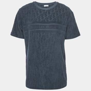 Dior  Homme Oblique Terry Crewneck T-Shirt M