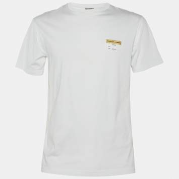 Pre Owned Dior Homme White 03 Marignan Cotton Crew Neck T-Shirt XS