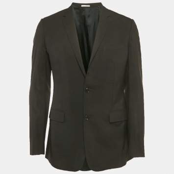 مملوكة مسبقًا Dior Homme Black Wool Regular Fit Blazer L
