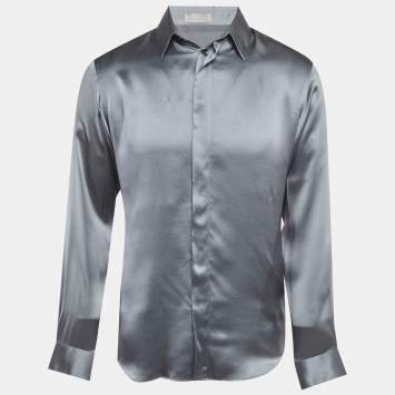 مملوكة  مسبقًا Dior Homme Satin Long Sleeve Jacket M
