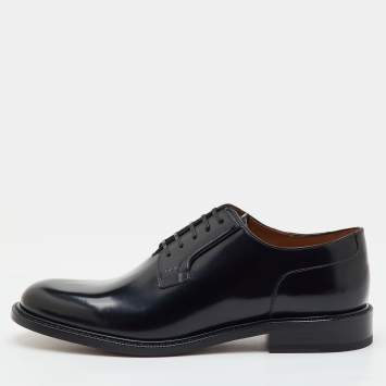 Pre Owned Dior Evidence Size 45.5 Black Leather Lace Up Derby