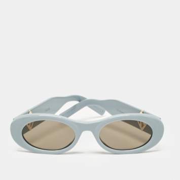Givenchy Silver and Black SGV464 Aviator Sunglasses Givenchy