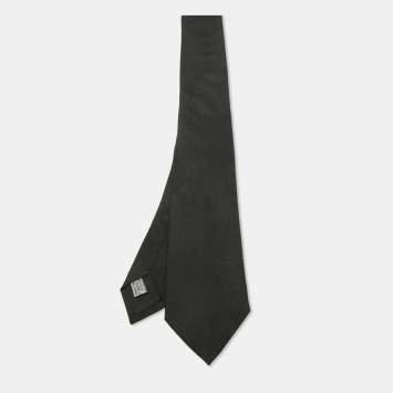 Dior Black Silk Tie 