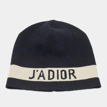 Pre Owned Dior Black J'adior Cashmere Beanie One Size