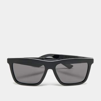 مملوكة مسبقًا Dior Black B27 S1I Oblique Square Sunglasses