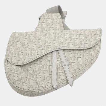 Pre Owned Dior Homme Oblique Saddle Bag