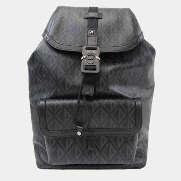 Christian Dior Black Leather Backpack