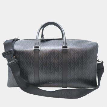Christian Dior Rango 50 Boston Bag Pvc Black