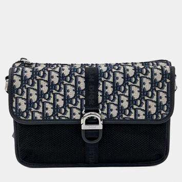 Pre Owned Dior Homme Oblique 8 Messenger Bag
