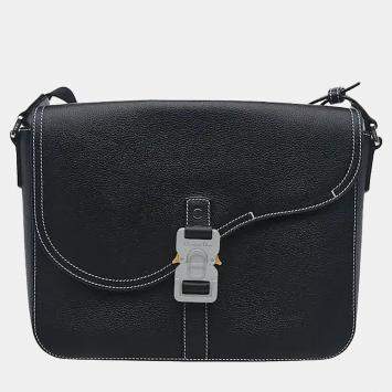 Pre Owned Christian Dior Saddle Flap Strap Bag Medium