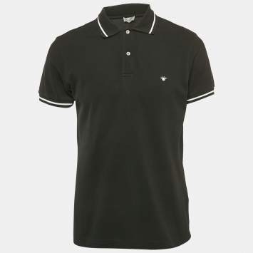 Dior Homme Black Bee Embroidered Cotton T-Shirt L