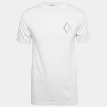 Dior White Jersey Logo Embroidered Judy Blame T-Shirt L Dior