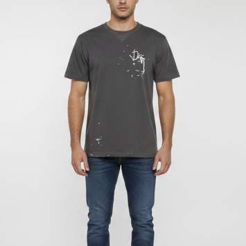 مملوكة مسبقًا Dior Homme X Travis Scott Dior X Cactus Jack Grey Cotton T-Shirt L  