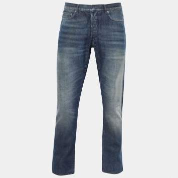 Pre Owned Dior Blue Denim Jeans M