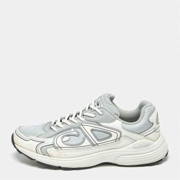 Pre Owned Dior Tricolor Mesh and Rubber B30 Sneakers Size 43.5