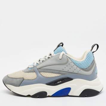 مملوكة مسبقًا Dior B22 Size 41.5 Multicolor Leather and Mesh Low Top Sneakers