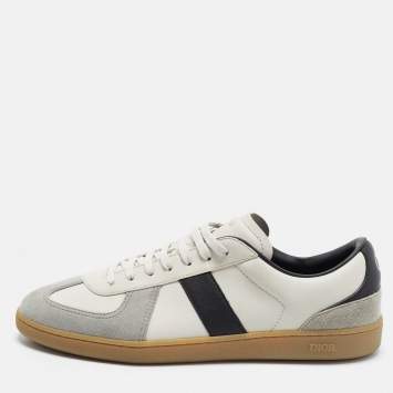 مملوكة مسبقًا Dior B01 Size 45 Tricolor Leather and Suede Low Top Sneakers