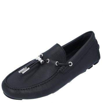 Pre Owned Dior Black Leather Sneakers Size EU 41