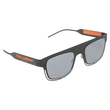 Pre Owned Dolce & Gabbana Black DG2232 Wayfarer Sunglasses