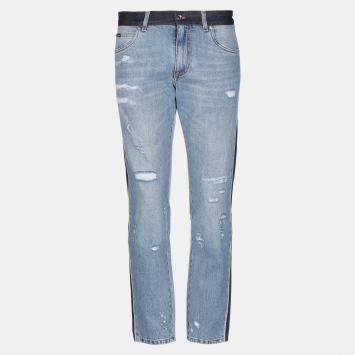 Pre Owned Dolce & Gabbana Cotton Jeans 46