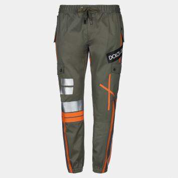 Pre Owned Dolce & Gabbana Cotton Pants 52