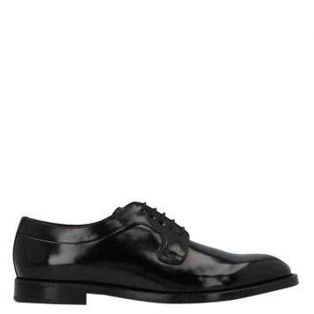 Pre Owned Dolce & Gabbana Black Derby Size EU 44