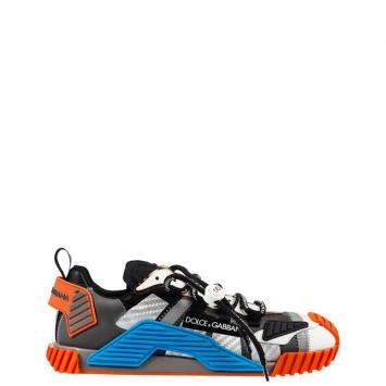 Pre Owned Dolce & Gabbana Multicolor NS1 Mixed Materials Sneakers Size EU 44