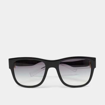 Pre Owned Dolce & Gabbana Black DG 6132 Wayfarer Sunglasses