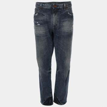 مملوكة مسبقًا Dolce & Gabbana Blue Denim  Jeans L