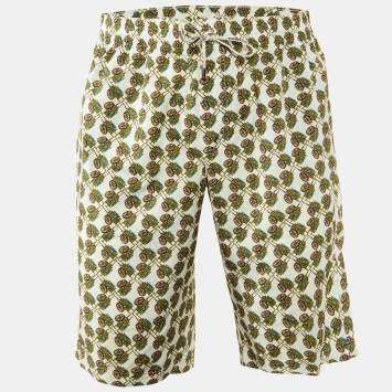 Dolce & Gabbana Beachwear Multicolor Printed Swim Shorts L