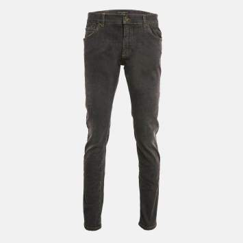 Pre Owned Dolce & Gabbana Black Washed Denim Slim Fit Jeans L