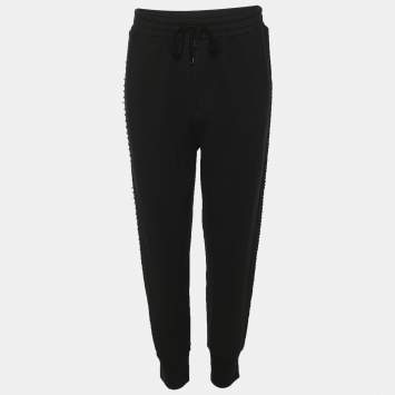 Pre Owned Dolce & Gabbana Black Knit Jogger L