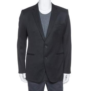 Pre Owned Dolce & Gabbana  Black Wool Tailored Sports Jacket XL