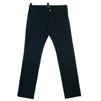 Pre Owned Dolce & Gabbana Men's Black Denim Pants S