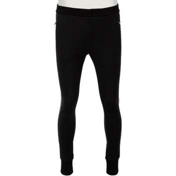 Pre Owned Dolce & Gabbana Black & Grey Trimmed Wool Track Pants M