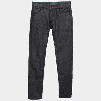 Pre Owned Dolce & Gabbana Navy Blue Denim 16 Stretch Jeans S Waist 30 