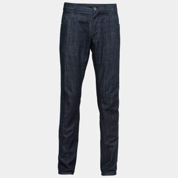 Pre Owned Dolce & Gabbana Blue Denim Fit 12 Jeans XL Waist 36"